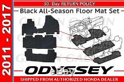 Genuine OEM Honda Odyssey All Season Floor Mat Set 2011-2017 (08P13-TK8-110A)