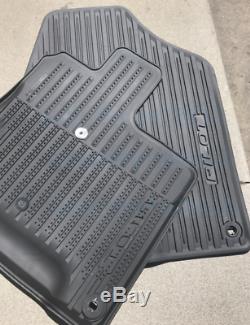 Genuine OEM Honda Pilot All Season Floor Mat Set + Folding Cargo Mat 2016-2020