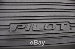 Genuine OEM Honda Pilot High Wall All Season Floor Mat Set Mats 2016 2020