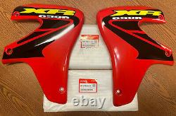 Genuine OEM Honda Radiator Shroud Set 00-07 Honda XR650R XR 650 R Fighting Red