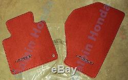 Genuine OEM Honda S2000 Red Carpet Floor Mat Set (83600-S2A-A01ZB)