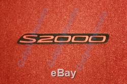 Genuine OEM Honda S2000 Red Carpet Floor Mat Set (83600-S2A-A01ZB)