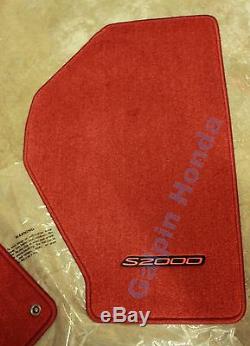 Genuine OEM Honda S2000 Red Carpet Floor Mat Set (83600-S2A-A01ZB)