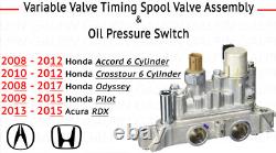 Genuine OEM Honda Spool Valve Variable Timing Assembly FR 15810-R70-A04 VVT