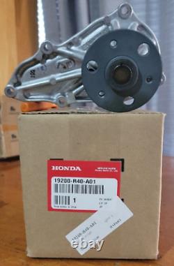 Genuine OEM Honda Water Pump 2.4L ACCORD TSX CRV NEW 19200-R40-A01 K24