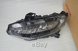 Genuine Oem Led Drl Left Right Headlight Honda CIVIC Sedan Coupe Hatch 2016-2019