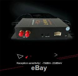 HD DVB-T MPEG4 Dual Antenna 4 Way Video Car Mobile Digital TV Receiver Box Tuner