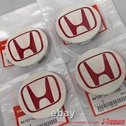 HONDA CIVIC EP3 FD2 INTEGRA DC5 TYPE-R Genuine Wheel Center Cap 4pcs Set OEM