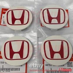 HONDA CIVIC EP3 FD2 INTEGRA DC5 TYPE-R Genuine Wheel Center Cap 4pcs Set OEM