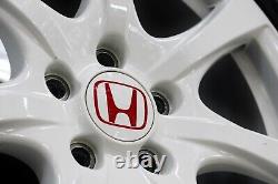 HONDA CIVIC EP3 FD2 INTEGRA DC5 TYPE-R Genuine Wheel Center Cap 4pcs Set OEM