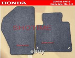 HONDA GENUINE OEM USDM LHD 02-09 S2000 Black RED Letters Front Floor Mat Set
