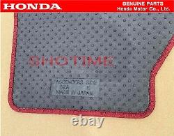 HONDA GENUINE OEM USDM LHD 02-09 S2000 RED Letters Front Floor Mat Set