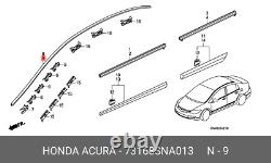 HONDA Genuine OEM CIVIC Molding LH Drip Side 73168-SNA-013