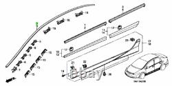 HONDA Genuine OEM CIVIC Molding RH Drip Side 73158-SNA-013