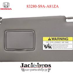 HONDA Genuine OEM CR-V 05-06 Sunvisor Assembly Driver Side LH 83280-S9A-A81ZA