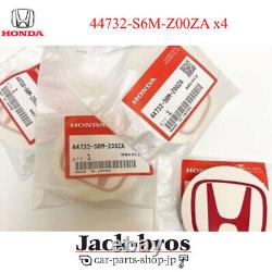 HONDA Genuine OEM INTEGRA CIVIC TYPE-R Wheel Center Cap 4pcs Set 44732-S6M-Z00ZA