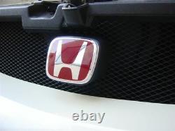 HONDA INTEGRA DC5 Type-R ACURA RSX Genuine Front & Rear Red H Emblem Badge OEM