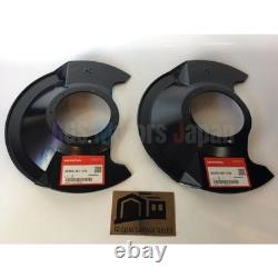 HONDA OEM 45255-SK7-020(x2) FR BRAKE SPLASH GUARD R L SET GENUINE Japan