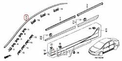 HONDA OEM Molding L&R Drip Side & Clip Set of 18 for CIVIC