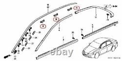 HONDA OEM Molding L&R Drip Side & Clip Set of 18 for CIVIC