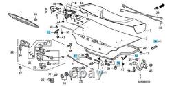HONDA S2000 AP2 TYPE S, CR'08-09 Genuine Trunk Lid Protector & Stopper Set OEM