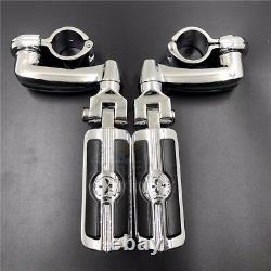 Highway Foot Pegs rest For Harley 1-1/4 Touring Electra Rode King Street Glide