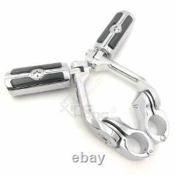 Highway Foot rest Pegs For Harley 1-1/4 Touring Street Electra Rode King Glide