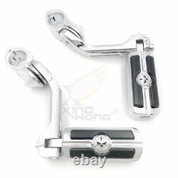 Highway Foot rest Pegs For Harley 1-1/4 Touring Street Electra Rode King Glide