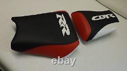 Honda 2000/01 Cbr 929rr Black/red/white Custom Front & Rear Seat Covers 929