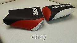 Honda 2000/01 Cbr 929rr Black/red/white Custom Front & Rear Seat Covers 929