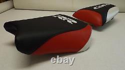 Honda 2000/01 Cbr 929rr Black/red/white Custom Front & Rear Seat Covers 929