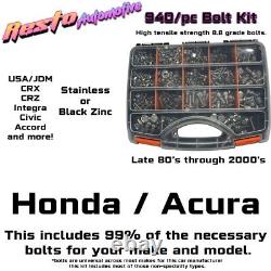 Honda / Acura 940pc Stainless Bolt kit CRX, CIVIC, Accord, Integra and more