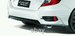 Honda Civic X GENUINE EXHAUST TIP Finisher Pipe Muffle Sedan Coupe FC FK 2016-21