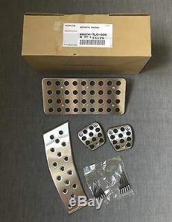 Honda Genuine Aluminum Pedal Pad Cover Kit for Accord/Acura TSX