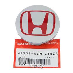 Honda Genuine Integra Civic Aluminum Wheel Center Cap 44732-S6M-Z10ZA Set of 4