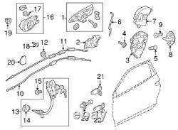 Honda Genuine OEM CR-Z Right Door Handle Assembly Red 72141-SZT-G01ZG