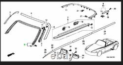 Honda Genuine OEM Front Roof Pillar S2000 AP1 AP2 Weatherstrip 72320-S2A-043