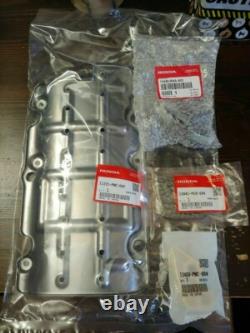 Honda Genuine OEM K20 Oil Pump Baffle Plate, Chain, Tensioner, Guide Set K20Z K24A