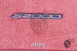Honda Genuine S2000 Floor Mat Set 00-09 Red USDM AP1 AP2 83600-S2A-A01ZB OEM New