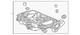 Honda Oem Engine Oil Pan 11200-6md-a01 Genuine Factory Replacement Part