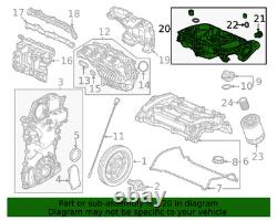 Honda OEM Engine Oil Pan 11200-6MD-A01 Genuine Factory Replacement Part