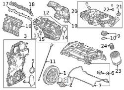 Honda OEM Engine Oil Pan 11200-6MD-A01 Genuine Factory Replacement Part