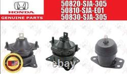 Honda OEM Mount Set 50810 50820 50830 For Legend Genuine