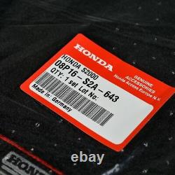 Honda S2000 FLOOR MAT CARPET SET LHD Genuine OEM S2K 1999-2007 RED BLACK