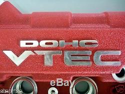 JDM HONDA OEM Genuine H-logo Type R RED Valve Cover B18 INTEGRA DC2 for B-series