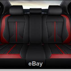 Luxury Car Seat Cover Full Set PU Leather 5-Seat SUV Interior Accessory Cushion