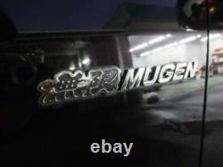 MUGEN HONDA Genuine OEM Emblem Chrome Plated / Black 90000-YZ8-DV63-BK