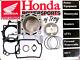 New Genuine Honda Oem Cylinder, Piston Kit With Gasket Kit 2005-2017 Crf450x