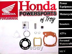 NEW GENUINE HONDA OEM PISTON KIT WithTOP END GASKETS 2003-2004 CR85R CR85RB