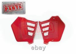 New Genuine Honda 1985 1986 Atc250r Atc 250r Oem Factory Red Radiator Shrouds